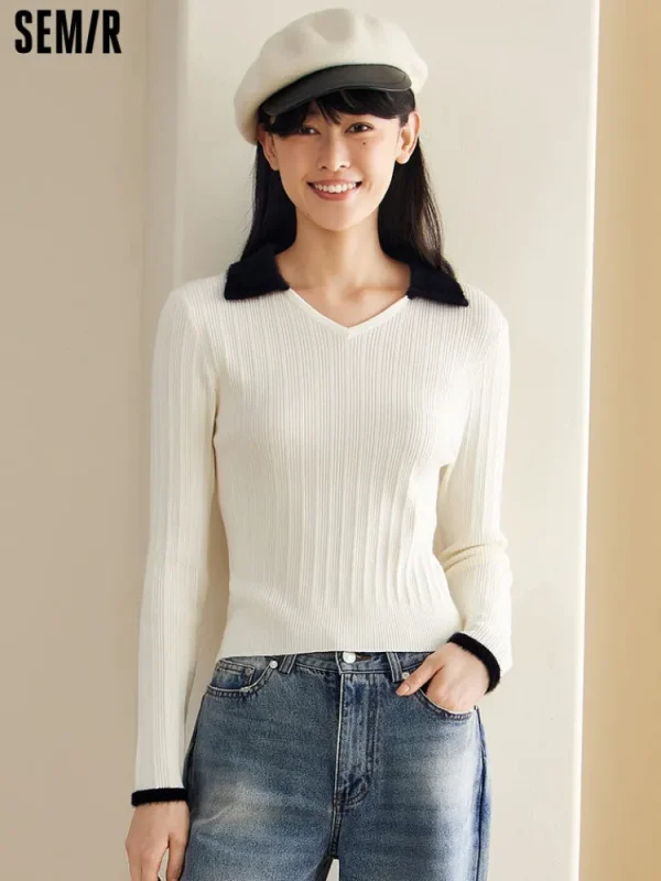Women SEMIR Women's white and black other sweaters