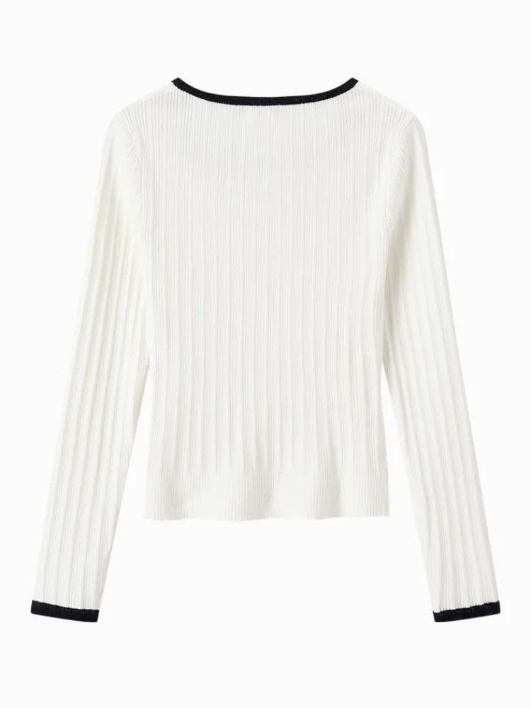 womens_white_and_black_ot_6.webp Women SEMIR Women's white and black other sweaters